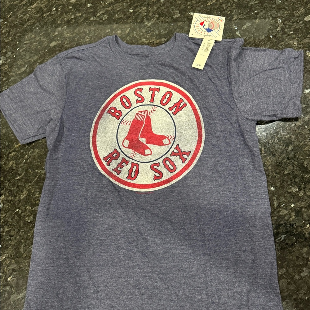 NWT Official MLB Boston Red Sox Youth Dark Blue T-Shirt